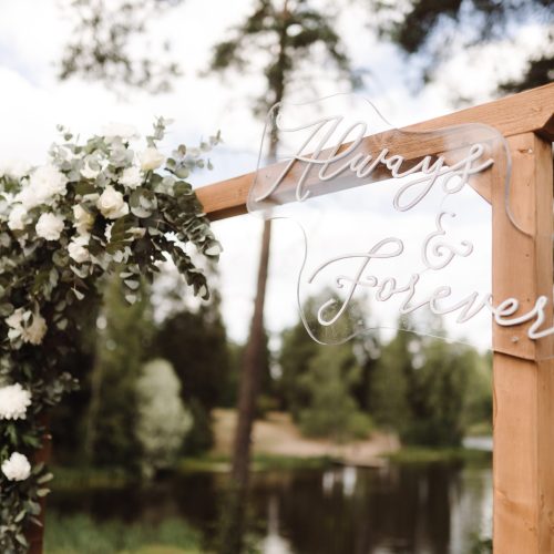 LED-kyltti Always & Forever